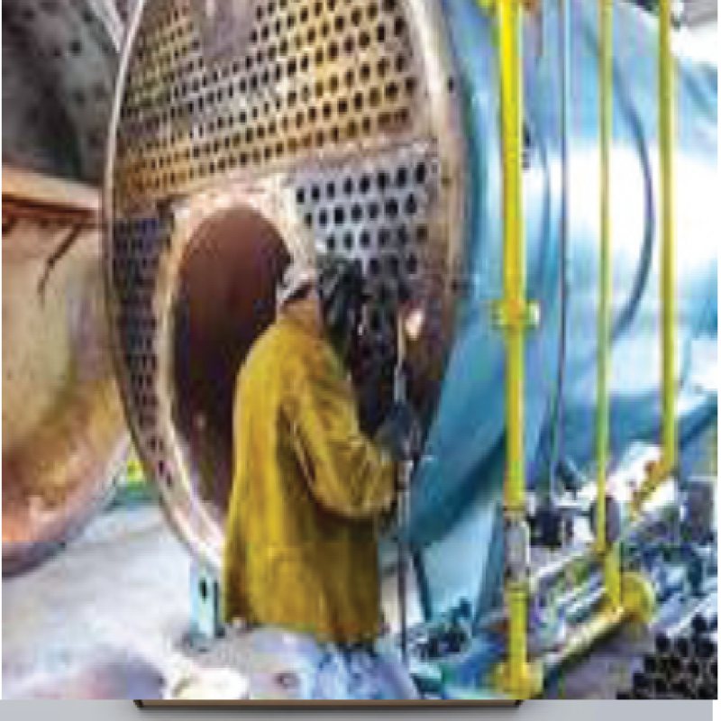 Boiler Maintenance, Tube Change Hydraulic test